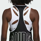 Adidas Women'S Alphaskin Graphic Tank Top - Black