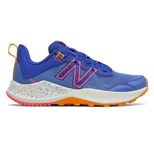 New Balance Nitrel V4 - Kids Trail Running Shoes - Faded Cobal/Guava/Orange