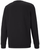 Puma Mens Ess+ Big Logo Crew Jumper - Black