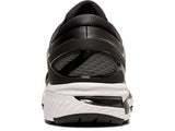 Asics Mens Gel-Kayano 26 Wide(2E)  Running Shoe - Black/White
