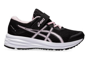 Asics Kids Patriot 12 Ps Running  Shoe - Black/ Pink Salt