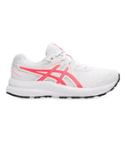 Asics Gel-Contend 7 Big Kids (Gs) Running Shoes - White/Blazing Coral