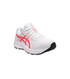 Asics Gel-Contend 7 Big Kids (Gs) Running Shoes - White/Blazing Coral