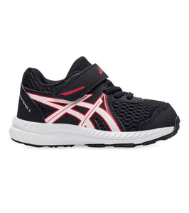 Asics Infants Contend 7 Ts Running Shoes - Black/Electric Red