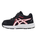 Asics Infants Contend 7 Ts Running Shoes - Black/Electric Red