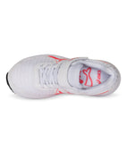 Asics Kids Contend 7 Ps Running Shoe - White/Blazing Coral