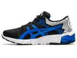 Asics Gel-Quantum 90 Big Kids Running Shoe - Black/Electric Blue