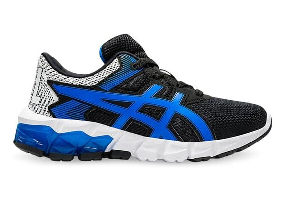 Asics Gel-Quantum 90 Big Kids Running Shoe - Black/Electric Blue