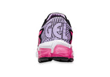 Asics Gel-Quantum 90 Kids Running Shoe - Carrier Grey/Hot Pink