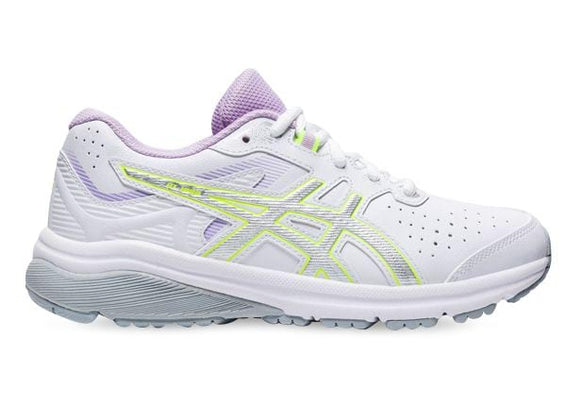 Asics Gt-1000 Big Kids (Gs)  SL Running Shoe  - White/Pure Silver