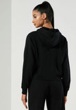 Puma Womens Amplified Cropped Hoodie  - Black