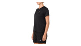 Asics Womens Silver Short Sleeved Top - Performance Black