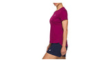 Asics Womens Silver Short Sleeve Tshirt  - Dried Berry