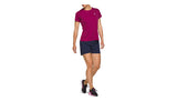 Asics Womens Silver Short Sleeve Tshirt  - Dried Berry