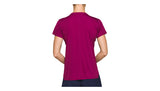 Asics Womens Silver Short Sleeve Tshirt  - Dried Berry