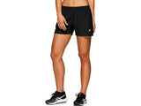 Asics Womens Silver 4 Inch Short  - Performance Black