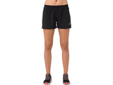 Asics Womens Silver 4 Inch Short  - Performance Black
