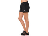 Asics Womens Silver 4 Inch Short  - Performance Black