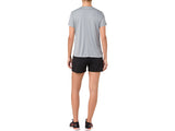 Asics Womens Silver 4 Inch Short  - Performance Black
