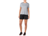 Asics Womens Silver 4 Inch Short  - Performance Black