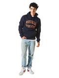 Russel Athletic Mens Arch Logo Hoodie  - Ink