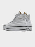 Converse Womens Chuck Taylor All Star Canvas Lift High Top - White