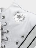 Converse Womens Chuck Taylor All Star Canvas Lift High Top - White