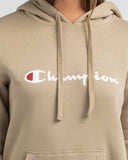 Champion Women'S Script Hoodie  - Hazy Skies