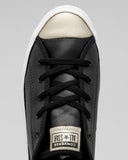 Converse Womens Dainty Mono Metallic Low Top Shoes - Black/Gold/White