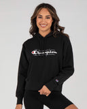 Champion Womens French Terry Hoodie - Black