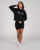 Champion Womens French Terry Hoodie - Black