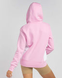 Champion Womens Sps Panel Hoodie - White/Pink