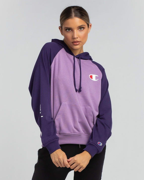 Champion Women Lightweight Terry Hoodie - Purple