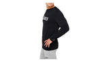 Asics Mens Fleece Crew Neck - Black