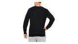 Asics Mens Fleece Crew Neck - Black