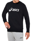 Asics Mens Fleece Crew Neck - Black