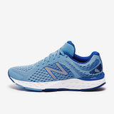 New Balance Womens 680 V6 D Wide  Running Shoe  - Blue