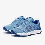 New Balance Womens 680 V6 D Wide  Running Shoe  - Blue