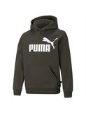 Puma Mens Ess Big Logo Hoodie - Forest Night