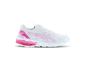 Asics Kids Gel-Quantum 90 Ps Running Shoe - White/Pink Rave