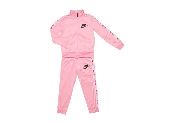 Nike Girls Heart Taping Tricot Set - Pink