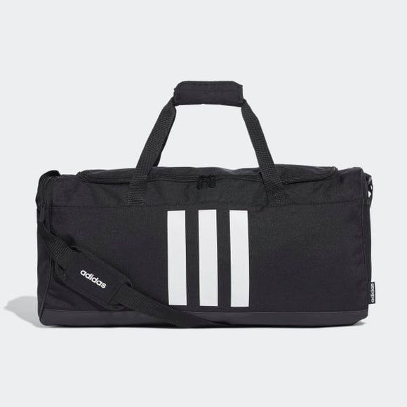 Adidas 3-Stripes ( M) Duffel Bag - Black/White