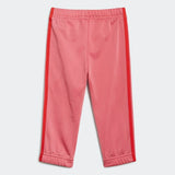 Adidas Infants 3 Stripes  Tricot Track Suit - Vivid Red/Rose Tone
