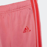 Adidas Infants 3 Stripes  Tricot Track Suit - Vivid Red/Rose Tone