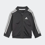 Adidas Infants 3 Stipes Tricot Track Suit  - Black/White