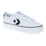 Converse Womens  Star Replay Platform Shoe - White/Black