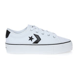 Converse Womens  Star Replay Platform Shoe - White/Black