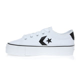 Converse Womens  Star Replay Platform Shoe - White/Black