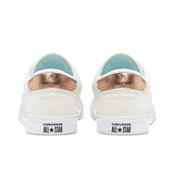 Converse Unisex Boulevard Low Casual Shoe - Egret/Metallic Sunset/White