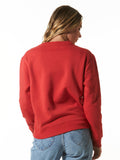 Russell Athletic  Womens Arch Logo Crew - Apple